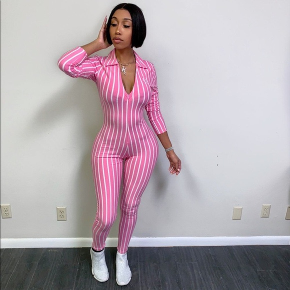 GSUWOO Pink Pussycat Suit XS